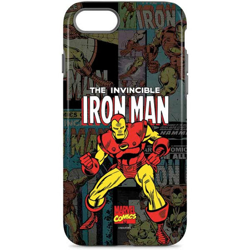 Marvel Classic Comics Iron Man Action Vintage iPhone Cases